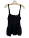 Zara Size L Black Viscose Sleeveless Keyhole Front Bubble Hem Dress Black / L
