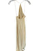 Amanda Uprichard Size M Light Yellow Polyester Halter Neck Sash Gown Light Yellow / M