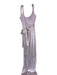 Cinq a Sept Size 8 Lavender Polyester Blend Sleeveless Back Bow Side Zip Gown Lavender / 8