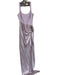 Cinq a Sept Size 8 Lavender Polyester Blend Sleeveless Back Bow Side Zip Gown Lavender / 8