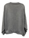 Alo Size S/M Light Gray Cotton Drawstring Crew Neck Sweat Pant Pants Set Light Gray / S/M