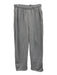 Alo Size S/M Light Gray Cotton Drawstring Crew Neck Sweat Pant Pants Set Light Gray / S/M