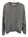 Alo Size S/M Light Gray Cotton Drawstring Crew Neck Sweat Pant Pants Set Light Gray / S/M