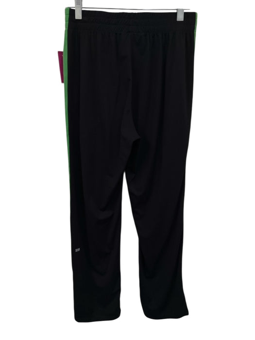 Splits 59 Size S Black & Green Nylon Side Stripe Elastic Zipper Jacket Pants Set Black & Green / S