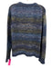 Corridor Size S Blue & Green Print Mohair Long Sleeve Sweater Blue & Green Print / S