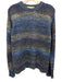 Corridor Size S Blue & Green Print Mohair Long Sleeve Sweater Blue & Green Print / S