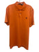RLX Size M Orange Synthetic Solid Polo Men's Short Sleeve Orange / M