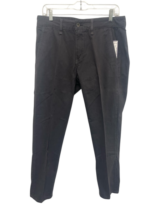 Rag & Bone Size 31 Dark Gray Cotton Blend Solid Khaki Slim Men's Pants Dark Gray / 31