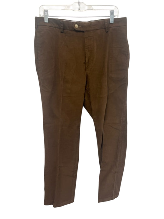Peter Millar Size 32 Brown Cotton Blend Cordouroy Khaki Men's Pants Brown / 32