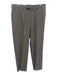 Linea Naturale Size 32 Gray & Blue Synthetic Plaid Dress Men's Pants Gray & Blue / 32