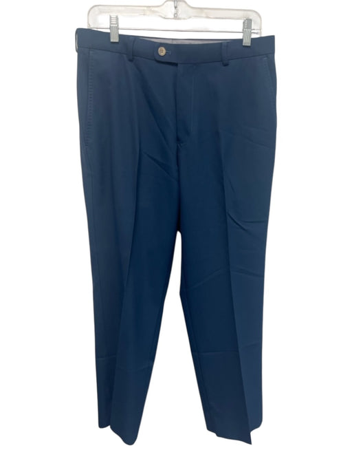 Peter Millar Size 32 Blue Synthetic Solid Athletic Khakis Men's Pants Blue / 32