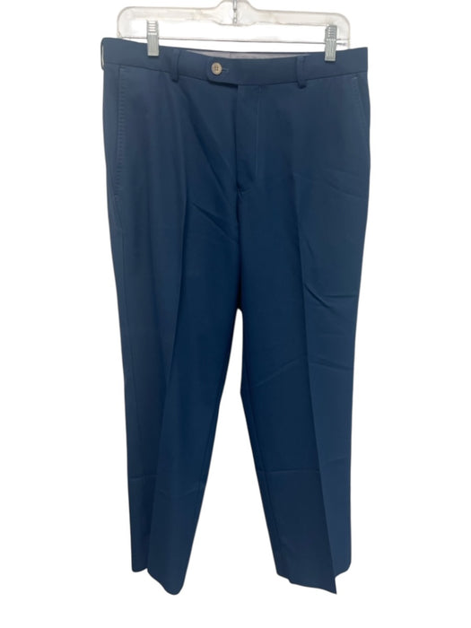Peter Millar Size 32 Blue Synthetic Solid Athletic Khakis Men's Pants Blue / 32