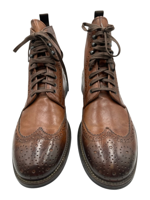 To Boot New York Shoe Size 8 Brown Leather Broguing Dress Men's Shoes Brown / 8
