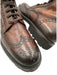 Magnanni Shoe Size 8 Dark Brown Leather Broguing Dress Men's Shoes Dark Brown / 8
