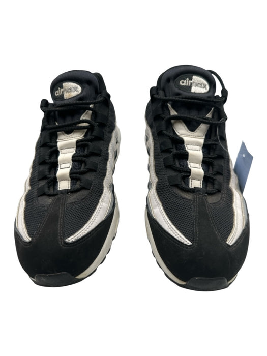 Nike Shoe Size 9.5 AS IS Black & White Suede & Mesh Two Tone Sneaker Men's Shoes Black & White / 9.5