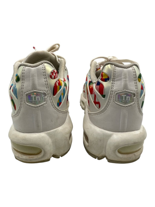 Nike Shoe Size 9 AS IS White & Multi Leather Flags Sneaker Men's Shoes White & Multi / 9