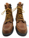 Red Wing Shoe Size 8 Brown Leather Solid Outdoors Boot Men's Shoes Brown / 8