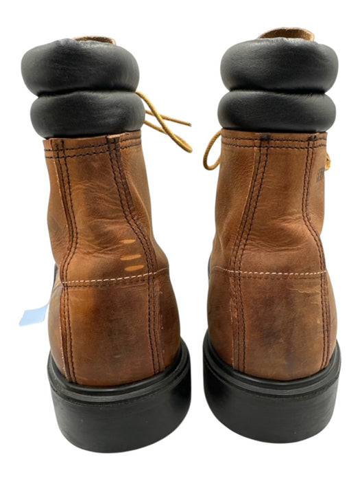 Red Wing Shoe Size 8 Brown Leather Solid Outdoors Boot Men's Shoes Brown / 8