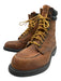 Red Wing Shoe Size 8 Brown Leather Solid Outdoors Boot Men's Shoes Brown / 8