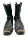 Frye Shoe Size 8 Black Leather Distressed Harness Boot Men's Shoes Black / 8