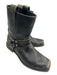 Frye Shoe Size 8 Black Leather Distressed Harness Boot Men's Shoes Black / 8