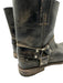 Frye Shoe Size 8 Black Leather Distressed Harness Boot Men's Shoes Black / 8