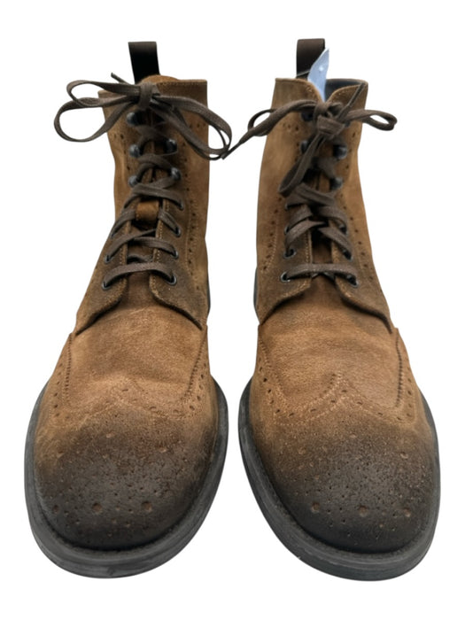 To Boot New York Shoe Size 8 Brown Suede Broguing Boot Men's Shoes Brown / 8