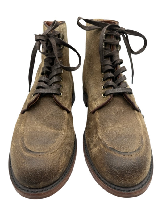 Frye Shoe Size 8 Green Suede Solid Boot Men's Shoes Green / 8