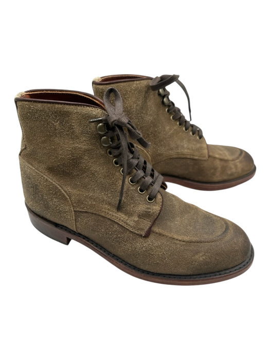 Frye Shoe Size 8 Green Suede Solid Boot Men's Shoes Green / 8