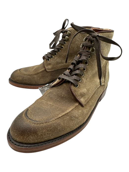 Frye Shoe Size 8 Green Suede Solid Boot Men's Shoes Green / 8