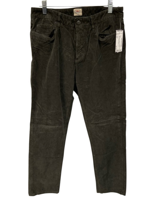 Faherty Size 30 Dark Gray Cotton Cordouroy Khakis Men's Pants Dark Gray / 30