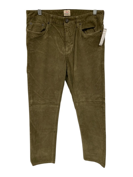 Faherty Size 30 Dark Tan Cotton Blend Cordouroy Khakis Men's Pants Dark Tan / 30