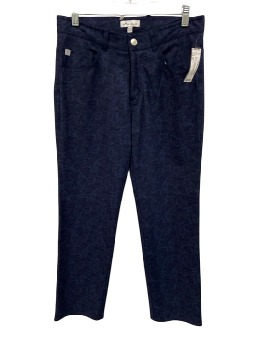 Peter Millar Size 30 Blue Synthetic Camo Athletic Khakis Men's Pants Blue / 30