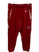 Nike Size M Red Cotton Blend Solid Jogger Men's Pants Red / M
