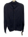 Peter Millar Size S Navy Blue Linen Solid Button Up Men's Sweater Navy Blue / S