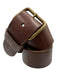 Polo Brown Leather Solid Men's Belt Brown