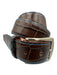 Roger Ximenez Brown Leather Embossed Men's Belt Brown