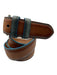 Peter Millar Brown Leather Solid Men's Belt Brown
