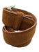 W. Kleinberg Brown Suede Solid Men's Belt Brown
