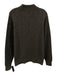 Peter Millar Size S Dark Gray Wool Blend Cable Knit Button up Men's Sweater Dark Gray / S