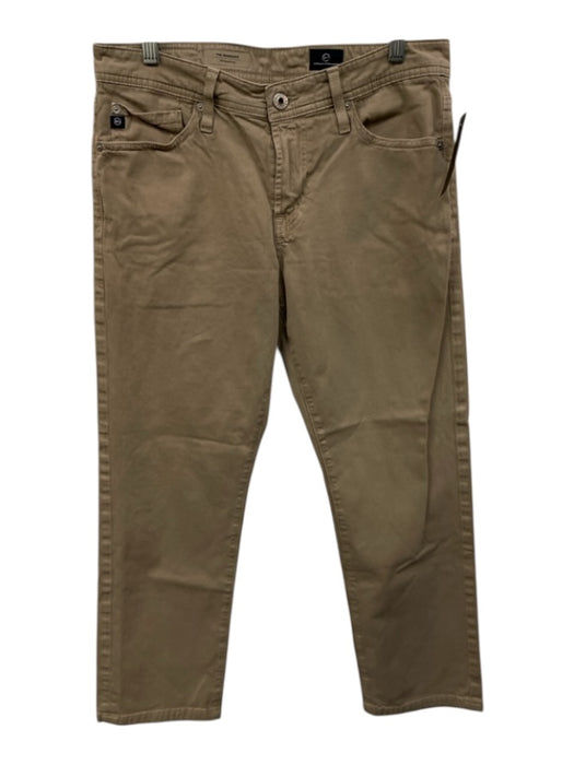 AG Size 30 Beige Cotton Blend Solid Khakis Men's Pants Beige / 30