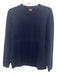 The North Face Size M Blue Wool Blend Solid V Neck Men's Sweater Blue / M