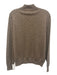 Peter Millar Size M Brown Wool Cable Quarter Button Men's Sweater Brown / M