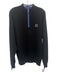 Peter Millar Size S Black Wool Solid Quarter Zip Men's Sweater Black / S