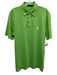 RLX Size M Green Synthetic Solid Polo Athleisure Men's Short Sleeve Green / M