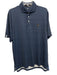 Peter Millar Size M Blue Synthetic Clover Polo Athleisure Men's Short Sleeve Blue / M
