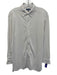 Peter Millar Size M White Cotton Blend Solid Button Down Men's Long Sleeve Shirt White / M
