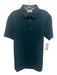 Linksoul Size S Green Cotton Blend Solid Polo Men's Short Sleeve Green / S