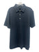 Dunning Golf Size M Dark Gray Synthetic Solid Polo Men's Short Sleeve Dark Gray / M