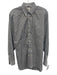 Lacoste Size 40 Black & White Cotton Gingham Button Up Men's Long Sleeve Shirt Black & White / 40